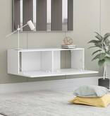 VidaXL Tv-meubel 100x30x30 cm bewerkt hout wit