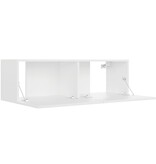 VidaXL Tv-meubel 100x30x30 cm bewerkt hout wit