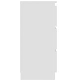 VidaXL Dressoir 60x35x76 cm bewerkt hout wit