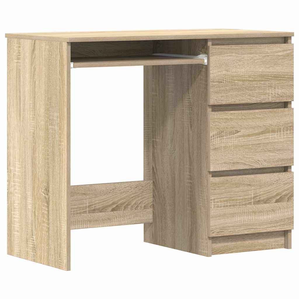 VidaXL Bureau 90x45x76 cm spaanplaat sonoma eikenkleurig