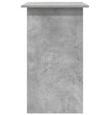 VidaXL Bureau 80x45x74 cm spaanplaat betongrijs