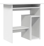 VidaXL Bureau 80x45x74 cm bewerkt hout wit