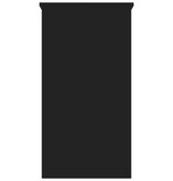 VidaXL Bureau 80x40x75 cm bewerkt hout zwart