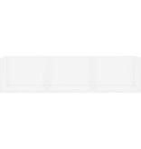 VidaXL Cd-wandschap 75x18x18 cm bewerkt hout wit