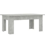 VidaXL Salontafel 100x60x42 cm bewerkt hout betongrijs