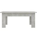 VidaXL Salontafel 100x60x42 cm bewerkt hout betongrijs