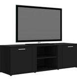 VidaXL Tv-meubel 120x34x37 cm bewerkt hout zwart