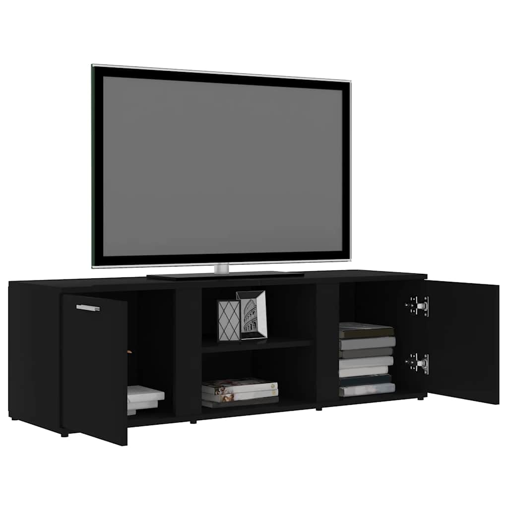 VidaXL Tv-meubel 120x34x37 cm bewerkt hout zwart