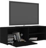 VidaXL Tv-meubel 120x34x37 cm bewerkt hout zwart