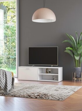 VidaXL Tv-meubel 120x34x37 cm bewerkt hout wit