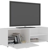 VidaXL Tv-meubel 120x34x37 cm bewerkt hout wit