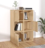 VidaXL Opbergkast 60x29,5x90 cm bewerkt hout sonoma eikenkleurig