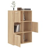 VidaXL Opbergkast 60x29,5x90 cm bewerkt hout sonoma eikenkleurig