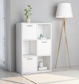 VidaXL Opbergkast 60x29,5x90 cm bewerkt hout wit