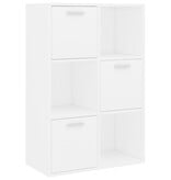 VidaXL Opbergkast 60x29,5x90 cm bewerkt hout wit