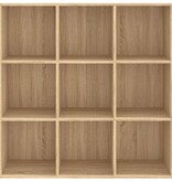 VidaXL Boekenkast 98x29x97,5 cm bewerkt hout sonoma eikenkleurig