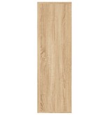 VidaXL Boekenkast 98x29x97,5 cm bewerkt hout sonoma eikenkleurig