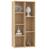 VidaXL Boekenkast 50x25x106 cm bewerkt hout sonoma eikenkleurig