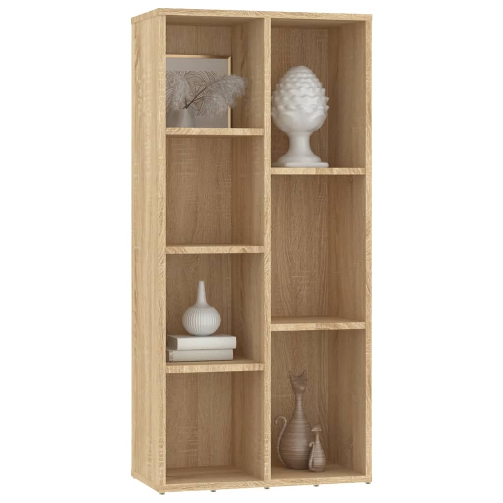 VidaXL Boekenkast 50x25x106 cm bewerkt hout sonoma eikenkleurig