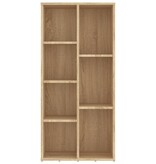 VidaXL Boekenkast 50x25x106 cm bewerkt hout sonoma eikenkleurig