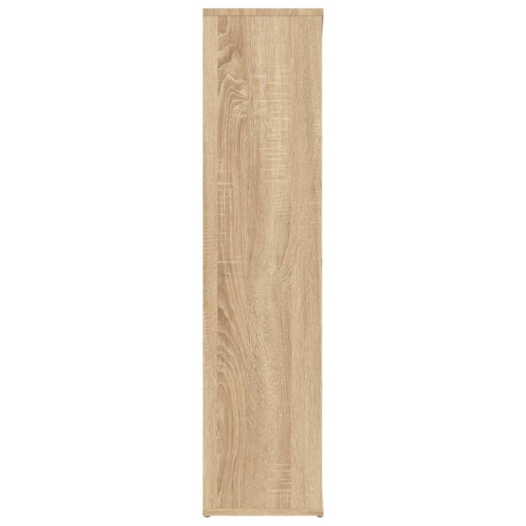 VidaXL Boekenkast 50x25x106 cm bewerkt hout sonoma eikenkleurig