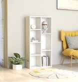 VidaXL Boekenkast 50x25x106 cm bewerkt hout wit