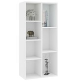 VidaXL Boekenkast 50x25x106 cm bewerkt hout wit