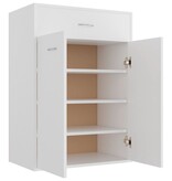 VidaXL Schoenenkast 60x35x84 cm bewerkt hout wit