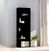 VidaXL Boekenkast met 5 schappen 60x30x189 cm bewerkt hout zwart