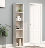 VidaXL Boekenkast 40x30x189 cm bewerkt hout betongrijs