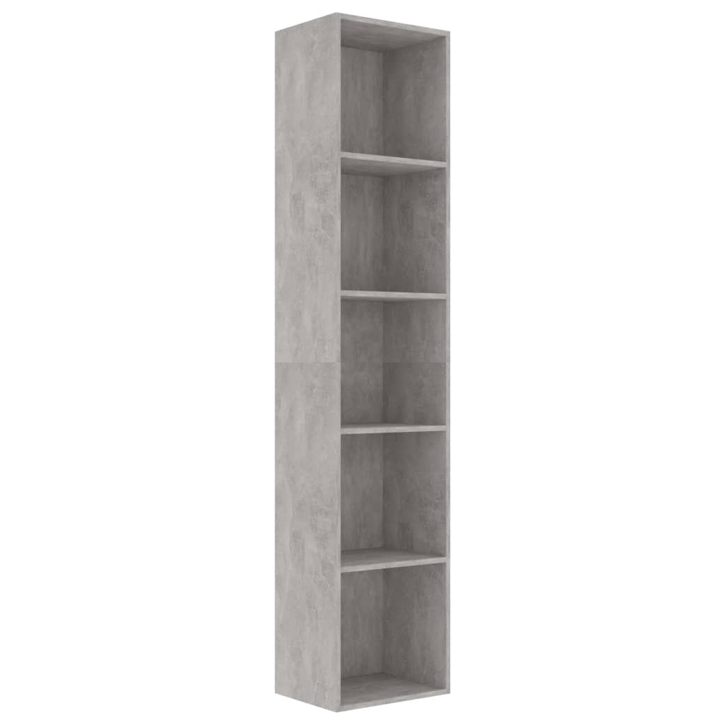 VidaXL Boekenkast 40x30x189 cm bewerkt hout betongrijs