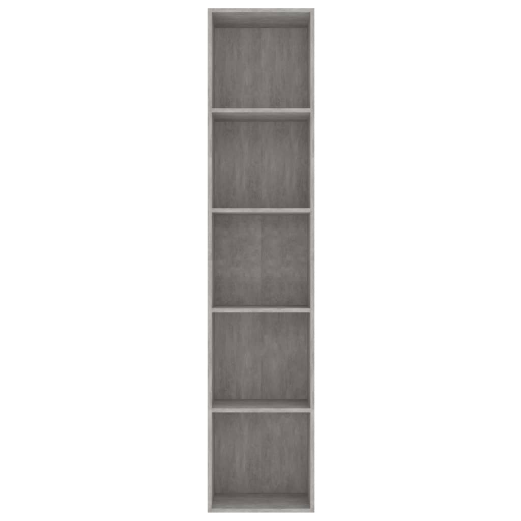 VidaXL Boekenkast 40x30x189 cm bewerkt hout betongrijs