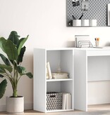 VidaXL Boekenkast 40x30x76,5 cm bewerkt hout wit