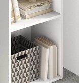 VidaXL Boekenkast 40x30x76,5 cm bewerkt hout wit