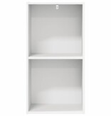 VidaXL Boekenkast 40x30x76,5 cm bewerkt hout wit