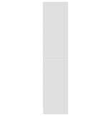 VidaXL Boekenkast met 3 schappen 60x24x109 cm bewerkt hout wit