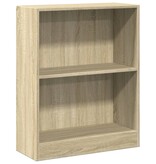 VidaXL Boekenkast 60x24x74,5 cm bewerkt hout sonoma eikenkleurig