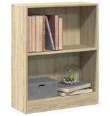 VidaXL Boekenkast 60x24x74,5 cm bewerkt hout sonoma eikenkleurig
