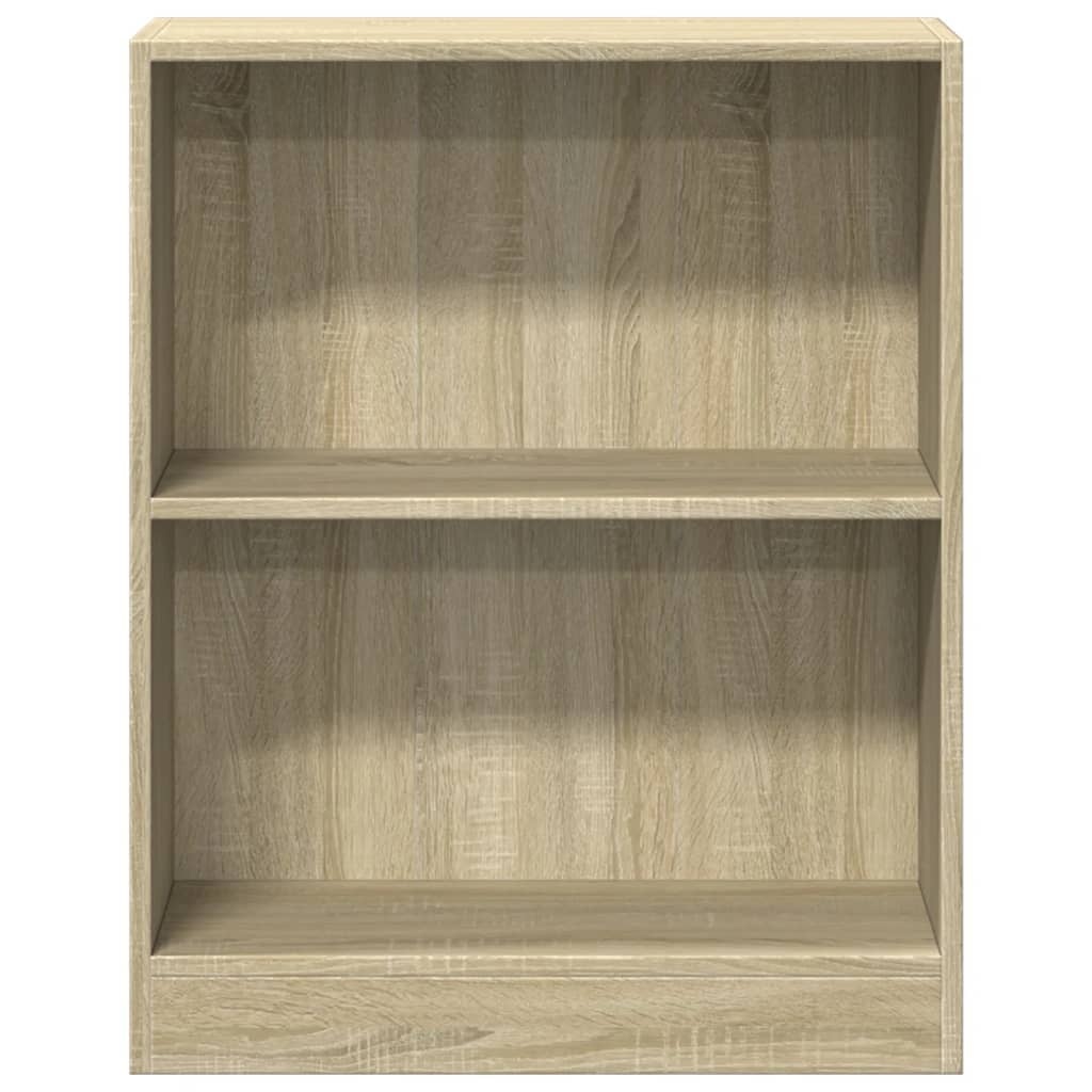 VidaXL Boekenkast 60x24x74,5 cm bewerkt hout sonoma eikenkleurig