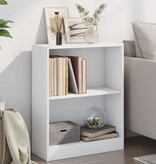 VidaXL Boekenkast 60x24x76 cm bewerkt hout wit