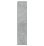 VidaXL Boekenkast met 3 schappen 40x24x109 cm bewerkt hout betongrijs