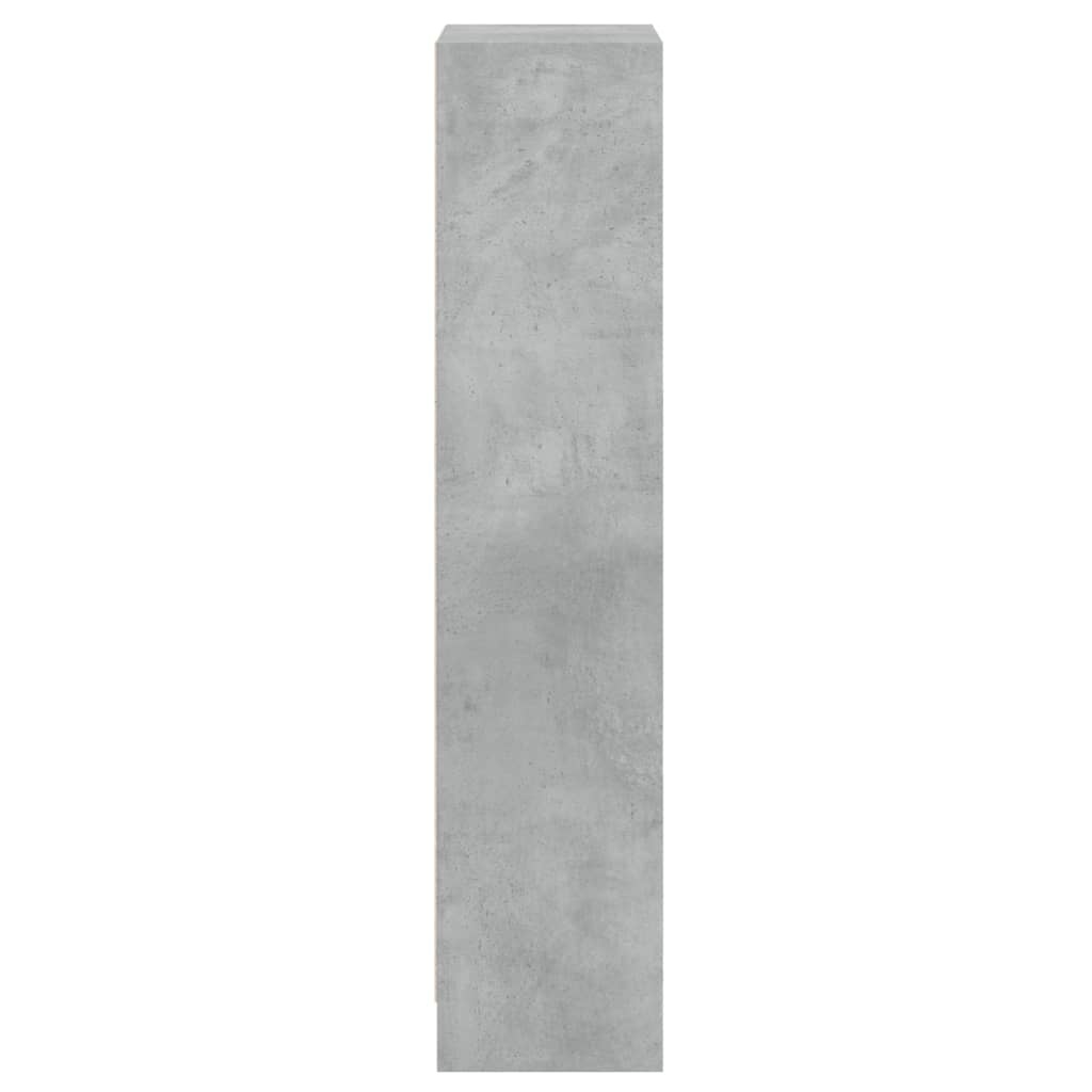 VidaXL Boekenkast met 3 schappen 40x24x109 cm bewerkt hout betongrijs