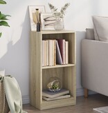 VidaXL Boekenkast 40x24x75 cm bewerkt hout sonoma eikenkleurig