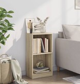VidaXL Boekenkast 40x24x75 cm bewerkt hout sonoma eikenkleurig