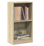 VidaXL Boekenkast 40x24x75 cm bewerkt hout sonoma eikenkleurig