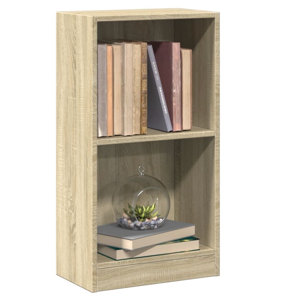 VidaXL Boekenkast 40x24x75 cm bewerkt hout sonoma eikenkleurig