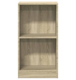 VidaXL Boekenkast 40x24x75 cm bewerkt hout sonoma eikenkleurig