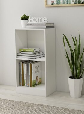 VidaXL Boekenkast 40x24x75 cm bewerkt hout wit