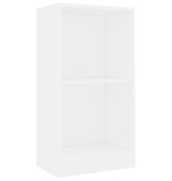 VidaXL Boekenkast 40x24x75 cm bewerkt hout wit