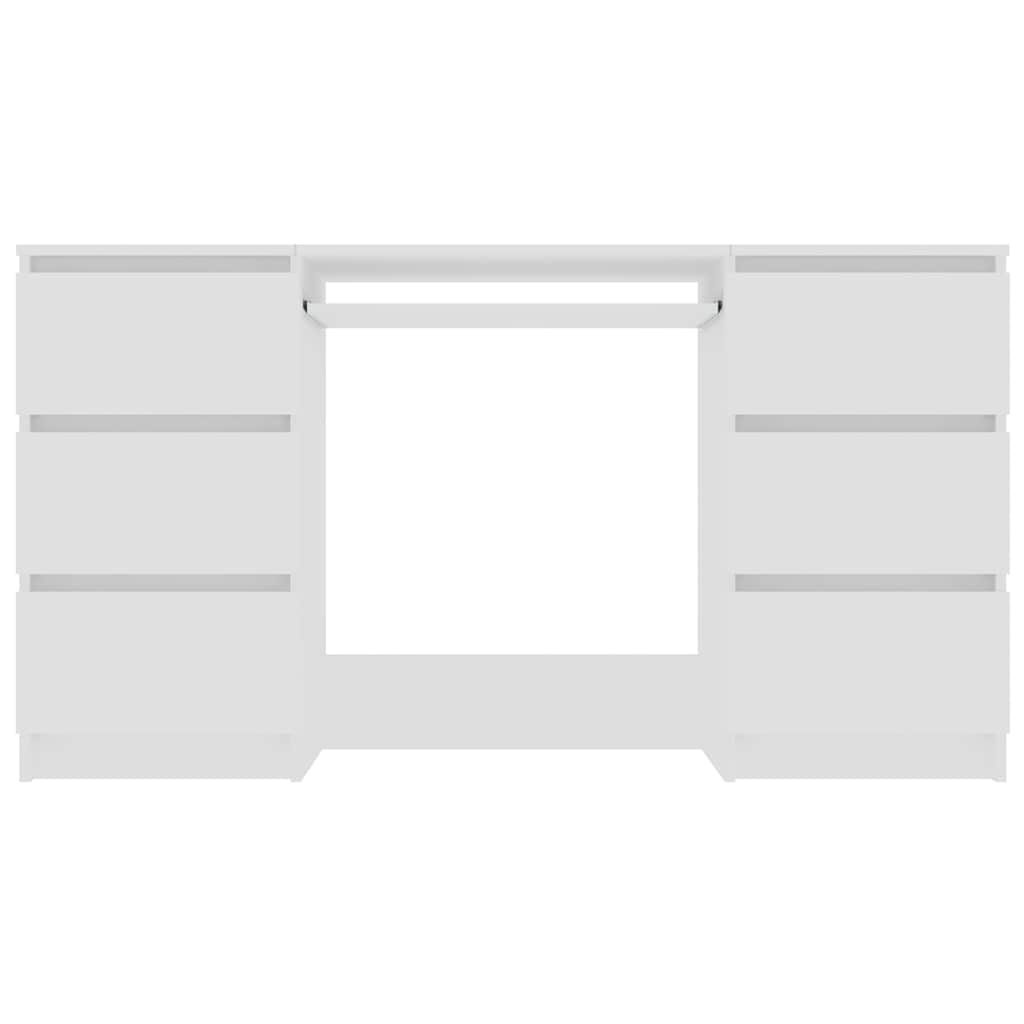 VidaXL Schrijftafel 140x50x77 cm bewerkt hout wit